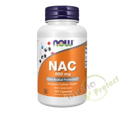 NAC NOW Foods, 600 mg 100 kapsula