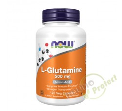 L-glutamin NOW Foods, 500 mg