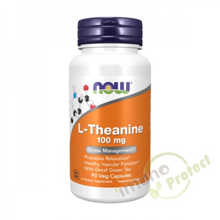 L-teanin NOW Foods, 100 mg 90 kaps