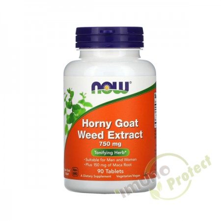 Horny Goat Weed Ekstrakt NOW Foods, 750 mg