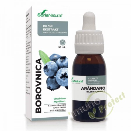Borovnica – biljni ekstrakt Soria Natural, 50 ml