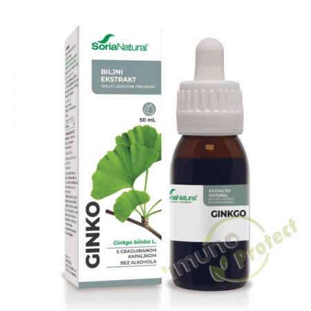 Ginko - biljni ekstrakt Soria Natural, 50 ml