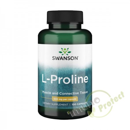 L-Prolin Swanson, 500 mg