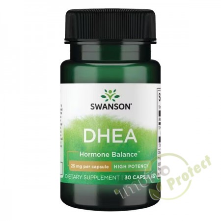 DHEA Swanson, 25 mg 30 kapsula