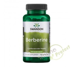 Berberin Swanson, 400 mg 60 kapsula