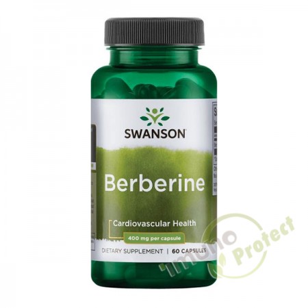 Berberin Swanson, 400 mg 60 kapsula