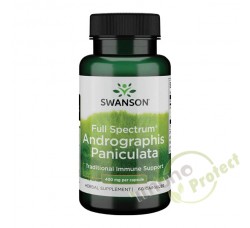 Justicija Andrographis paniculata Swanson, 400 mg