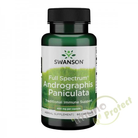 Justicija Andrographis paniculata Swanson, 400 mg