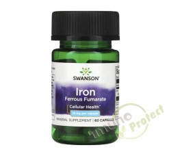 Željezo (željezni fumarat) Swanson, 18 mg