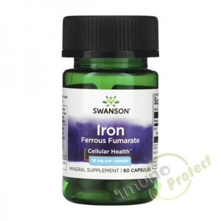 Željezo (željezni fumarat) Swanson, 18 mg