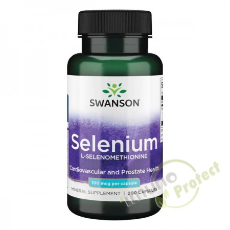 Selen (L-Selenomethionine) Swanson 100 mcg