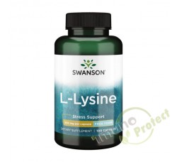 L-lizin Swanson, 500 mg 100 kapsula