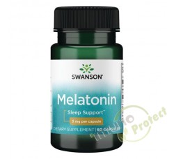Melatonin Swanson 3mg,  60 kapsula 