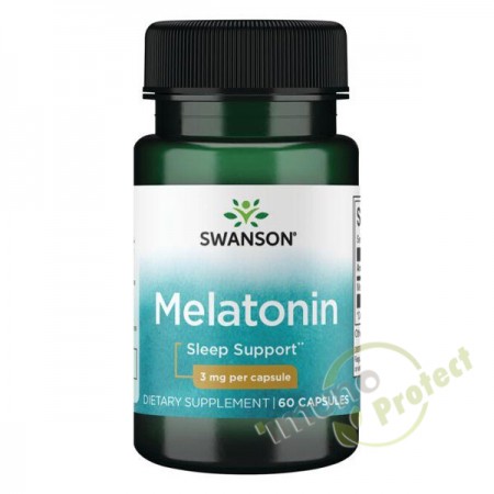 Melatonin Swanson 3mg,  60 kapsula 