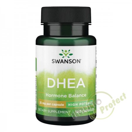 DHEA Swanson, 25 mg 120 kapsula