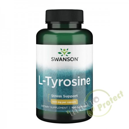 L-Tirozin Swanson 500 mg, 100 kapsula