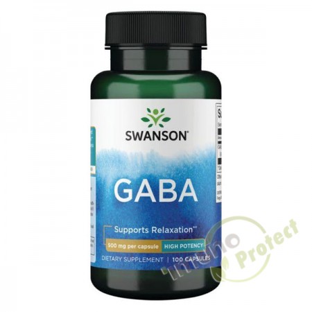 GABA kapsule Swanson, 500 mg