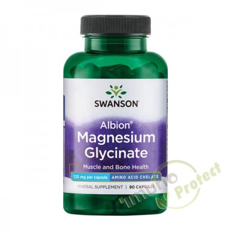 Magnezijev glicinat Swanson, 133 mg
