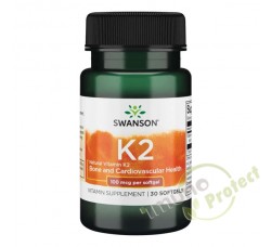 Vitamin K2 Swanson, 30 kapsula