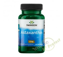 Astaksantin Swanson 4 mg, 60 kapsula  