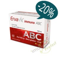 Beta Glukan ErvaVit immuno ABC 550 mg, 60 kapsula