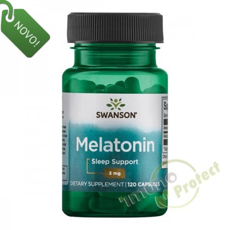 Melatonin Swanson 3mg,  120 kapsula 