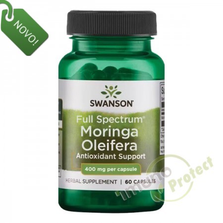 Moringa Swanson, 400 mg 60 kapsula