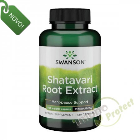 Shatavari - Grozdasta šparoga Swanson, 500 mg 120 kapsula