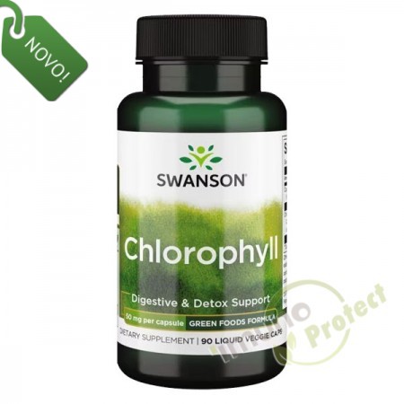Klorofil Swanson 50 mg, 90 kapsula