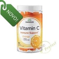 Gumeni bomboni s vitaminom C za odrasle Swanson - naranča