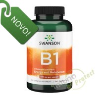 Vitamin B1 Tiamin Swanson, 100 mg 250 kapsula