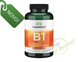 Vitamin B1 Tiamin Swanson, 100 mg 250 kapsula