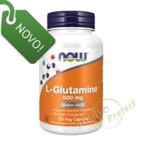 L-glutamin NOW Foods, 500 mg