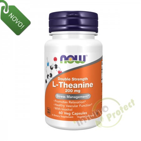 L-teanin NOW Foods, 200 mg 60 kaps