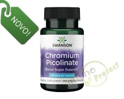 Krom pikolinat Swanson, 200 mcg