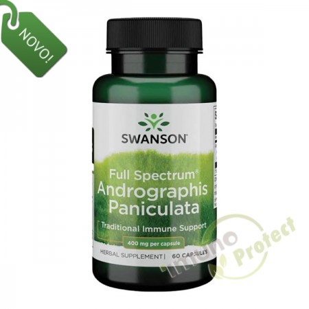 Justicija Andrographis paniculata Swanson, 400 mg