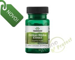 Ginko biloba ekstrakt Swanson, 60 mg