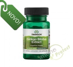 Ginko biloba ekstrakt Swanson, 60 mg