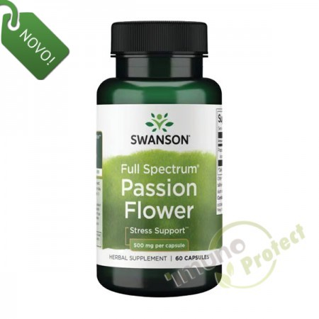 Pasiflora kapsule Swanson, 500 mg 