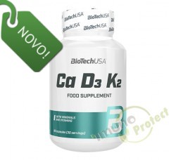 Ca D3 K2 BioTechUSA, 90 kapsula
