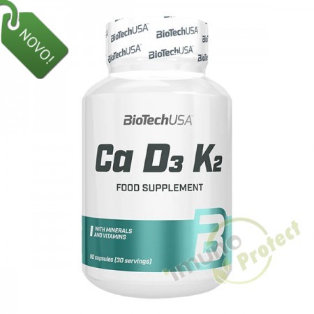 Ca D3 K2 BioTechUSA, 90 kapsula