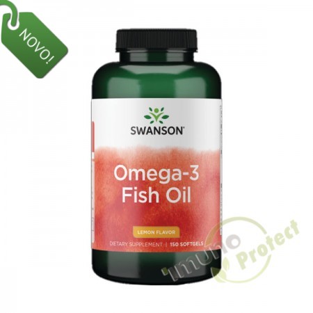 Omega 3 riblje ulje s okusom limuna, Swanson 150 kaps